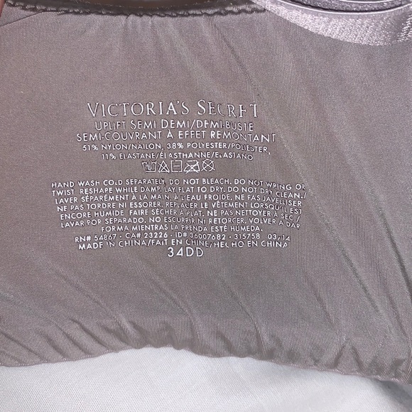 USED 34DD Tan Victoria’s Secret Uplift Semi Demi - Picture 3 of 4